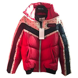 Gucci-Gucci flower down jacket-Red
