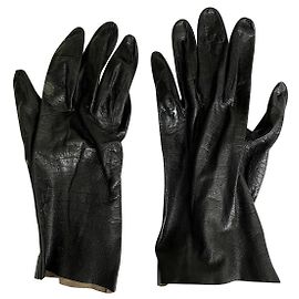Autre Marque Lote de 3 pares de luvas de couro pretas Preto