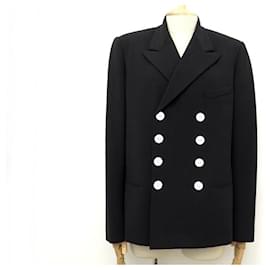 Ralph Lauren-NEW RALPH LAUREN COLLECTION T JACKET10 US 42 FR L IN BLACK WOOL NEW JACKET-Black