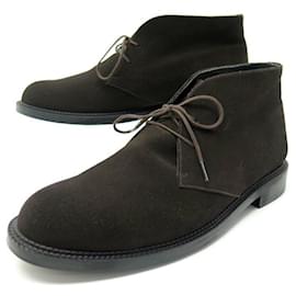 JM Weston-NEW JM WESTON BOOTS CHUKKA MILES COLLECTION 7.5D 41.5 Suede Leather-Brown
