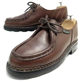 Paraboot-DERBY MORZINE PARABOOT SHOES 42 BROWN LEATHER SHOES-Brown