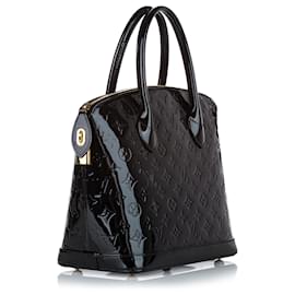 Louis Vuitton-Louis Vuitton Black Vernis Lockit PM-Black