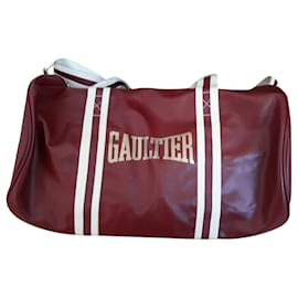 Jean Paul Gaultier-Jean Paul Gaultier sport bag-Dark red