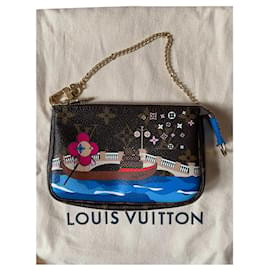 Louis Vuitton-Louis Vuitton Weihnachts-Mini-Clutch 2019 Vivienne Venedig-Braun