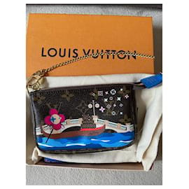 Louis Vuitton-Mini embreagem Louis vuitton de Natal 2019 Vivienne veneza-Marrom