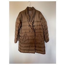 Autre Marque Giacca imbottita beige con cappuccio Beige