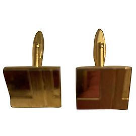 Autre Marque Gemelos de oro con motivos Gold hardware