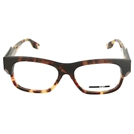 Autre Marque-Square-Frame Optical Glasses-Brown