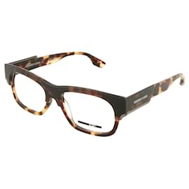 Autre Marque-Square-Frame Optical Glasses-Brown