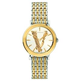 Versace-Versace Virtus Bracelet Watch-Golden,Metallic