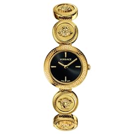 Versace-Medusa Stud Icon Bracelet Watch-Golden,Metallic