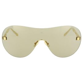 Óculos de sol Boucheron Shield / Wrap Dourado Metálico
