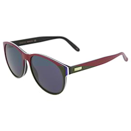 Gucci-Óculos de sol de acetato de armação oval-Outro
