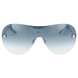 Lunettes de soleil Boucheron Shield/Wrap Argenté Métallisé