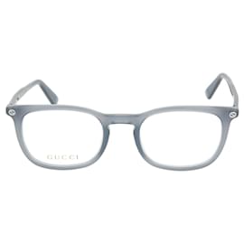 Gucci-Óculos Óticos de Armação Quadrada-Cinza