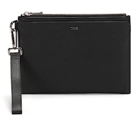 Christian Dior-Dior Second Bag Clutch Bag Pouch-Black