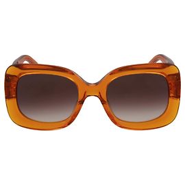 Pomellato Acetat-Sonnenbrille mit eckigem Rahmen Orange