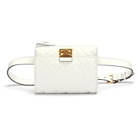 Fendi-Fendi Upside Down West Bag-White