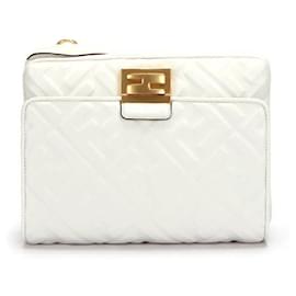 Fendi-Fendi Upside Down West Bag-White