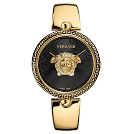 Versace-Versace Palazzo Empire Semi Bangle Watch-Golden,Metallic