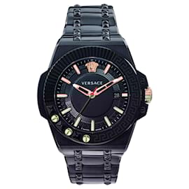 Versace-Chain Reaction Bracelet Watch-Pink