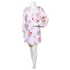 Autre Marque Keepsake Floral Pink Wrap Dress Pink