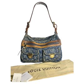 Louis Vuitton Baggy PM Denim Blue Handbag Blue