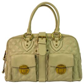 Marc by Marc Jacobs Bolsa acolchoada Venetia Marc Jacobs autêntica em couro marfim Outro