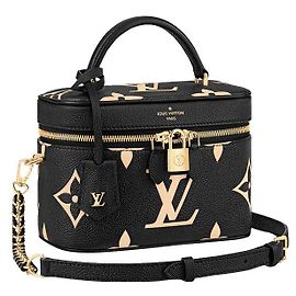 Louis Vuitton Monogram Empreinte Giant Vanity PM Cuero Negro Negro