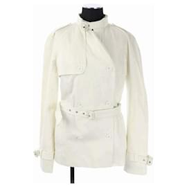 Dolce & Gabbana-[Used] Dolce & Gabbana Jacket Middle Length lined Full Lining With Belt 38 White-White
