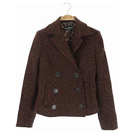 Dolce & Gabbana-[Used] Dolce & Gabbana Jacket Tailored lined Full Lining Wool Brown Black-Brown,Black