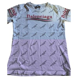 Balenciaga-Tops Tees-White