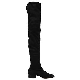 Maison Martin Margiela Tabi Samtstiefel - Schwarz Schwarz