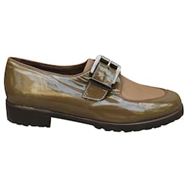 Carel-Sapatos com fivela carel p 36,5 Nova Condição-Caqui