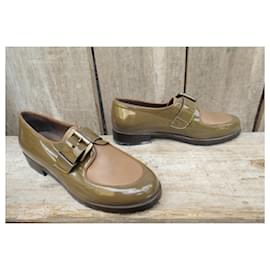 Carel-Carel p buckle shoes 36,5 New condition-Khaki