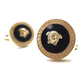 Versace Orecchini Nero D'oro
