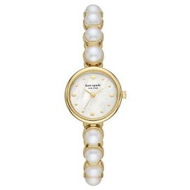 [Usado] Relógio Kate Spade Senhoras Katespade Relógio KSW1687 MONROE Monroe Oficial Branco Dourado