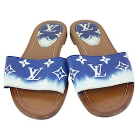 Sandali Louis vuitton in Tela Marrone taglia 38 EU - 15100741