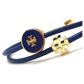 Tory Burch Armbänder Blau Golden