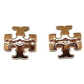 [Usato] TORY BURCH Orecchini Tory Burch Donna Kira 8MM Borchie Logo Oro Rosa 64974-654 D'oro