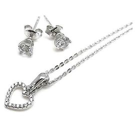 [Usato] MICHAEL KORS Collana e Orecchini Set Michael Kors Donna Argento MKC1130UN040 marca Argento