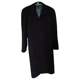 Corneliani Navy Blue Wool Coat Navy blue