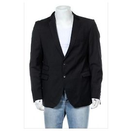 Autre Marque Blazer de lã preta Strellson Jesse James NWT Preto