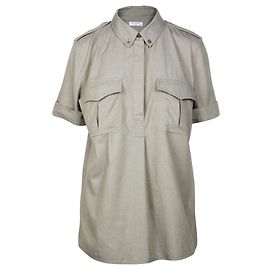 Equipment Camisa de color caqui Verde