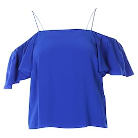 Fendi-Off Shoulder Top -Blue