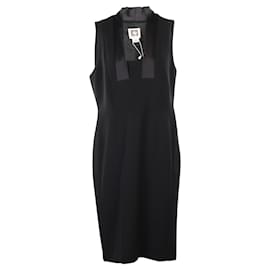 Anne Klein robe sans manches Noir