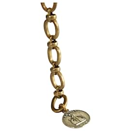 Lanvin-Flower Pendant Necklace-Silvery,Metallic