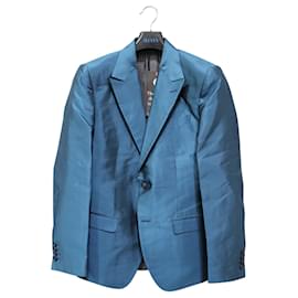 Dolce & Gabbana-Metallic Dark Blue 4 Pieces Suits -Blue