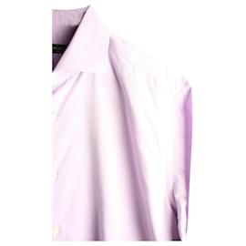 Corneliani-Purple Textured Shirt-Purple