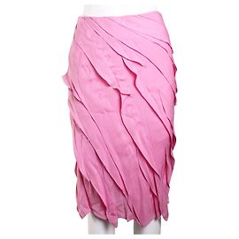 Cacharel Falda fruncida rosa claro Rosa